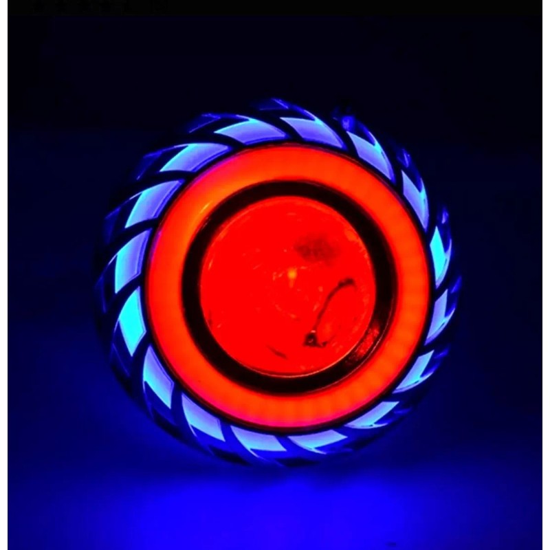 Yuqing Lupa Led Faro Ojo De Angel Y Demonio Motos
