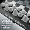 VENTUREBOARD XL Full-Size 10 Inches Magnetic Unique Chess Set Board