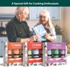 Soeos Spice Seasoning Set of 9 Individual Spice Grinder, Pure