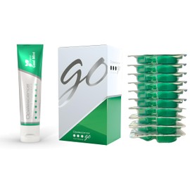 Opalescence Whitening Bundle - Opalescence Go 15% Hydrogen Peroxide Prefilled Whitening Trays and Whitening Toothpaste - Mint Flavor 5194-5166