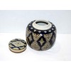 Ginger Jar New 5" Beautiful Oriental Ornate Floral Pattern Dark