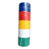 10 Rollos Cinta Aislante PVC Multicolor 10m x 19mm Alta