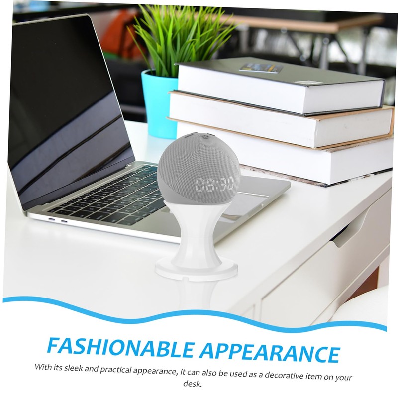 TEHAUX Desktop Speaker Holder Wire Organizer for Mini Cable Management