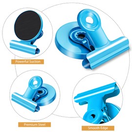 Artcut Pack of 8 Magnetic Clips Magnetic Clip Magnets with Clip Magnetic Clips Magnetic Clip Clamps Office Multi Colour Fridge Magnets Fridge Magnets Fridge Magnets Fridge for Whiteboard Memo
