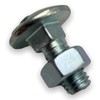 M8 Cup Square Carriage Bolt & Nut - Bright Zinc