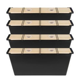 4 Pack 6.5L Bee Feeder, Bee Hive Feeder, Beehive Frame Feeder, Deep Frame Water Feeder for Beekeeping Feeding Equipment Bee Tools Beehive Supplies