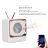 TV Shaped BT Speaker Wireless Lightweight Portable Mini Classic Style