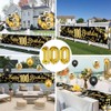100th Birthday Decorations for Men and Women, Black Gold 100th