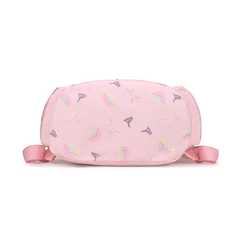 Yitengteng Ballet Backpack Rainbow Prints,Ittle Girls Ballerina Bag,Adorable Pink Kids