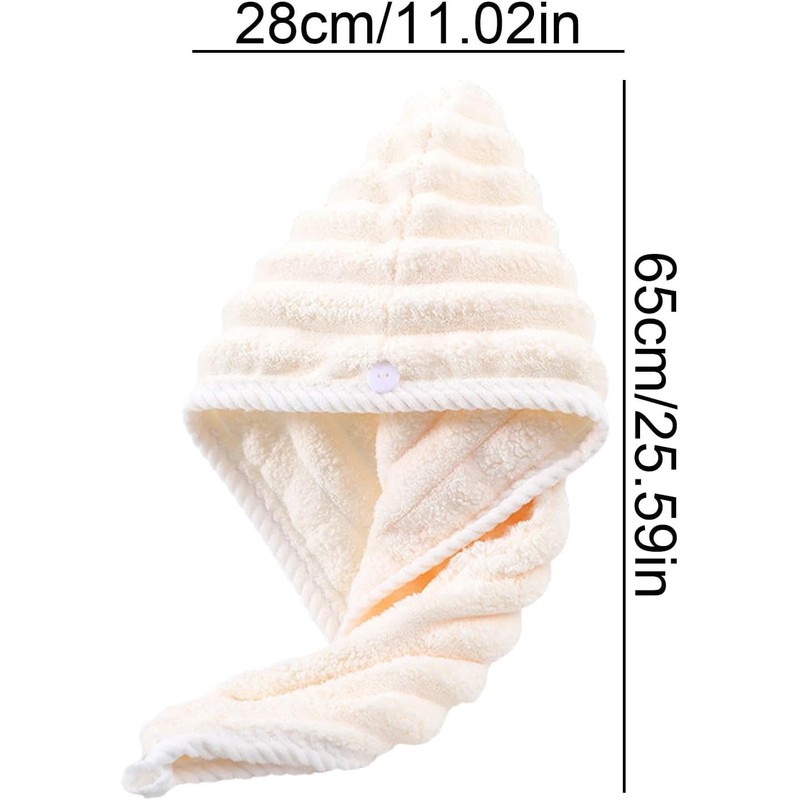 Hair Dry Towel, Dry Cap, Quick Drying, Towel Cap, Lightweight,