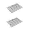 LIFKOME 2pcs Beading Board Tray for Jewelry Making Multi-functional Bead