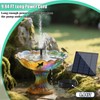 Solar Water Fountain for Bird Bath with Seperate Solar Panel