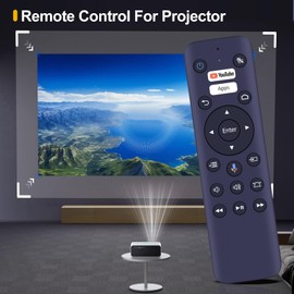 HZIME New WH-55 WH-55B Voice Replace Remote Control Compatible for Epson Projector LS500B LS500W EF-100 EF-100BATV EF-100WATV LS500BATV LS500WATV，for Home Cinema 2200 2250 2350