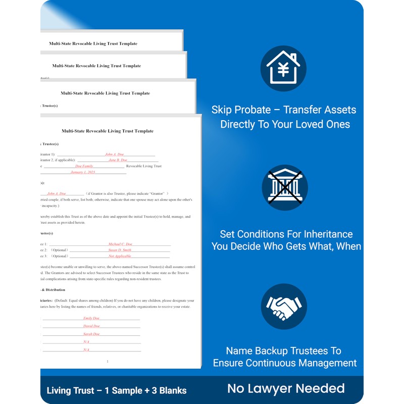 TillBio 2025 3-in-1 Estate Planning Kit – Includes Last Will,