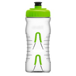 Fabric Cageless Water Bottle, 600ml, Clear/Green