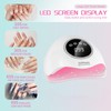 UV LED Nail Lamp, 500W Fast Curing Gel Nail Dryer,