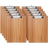 Clipboards,10 Pack Wooden Clipboard Hardboard,Standard A4 Letter Size Wood Clip