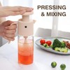 VUCCHINI Leak Proof Salad Dressing Mixer Bottle - Pink