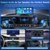 Podofo 10.26" Wireless CarPlay Car Stereo with 1080P Backup Camera,