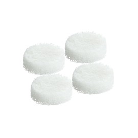 Mameki AZ-134 Sink Washing Sponge, Spare Approx. 2.6 x 2.6 x 0.8 inches (6.5 x 6.5 x 2 cm), Set of 4, Can Be Used Inside Out, Replacement, Easy to Replace, Washable with Water Alone, Made in Japan