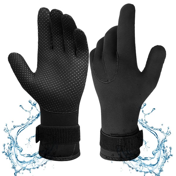 ZONJIE Wetsuit Gloves Diving Gloves Neoprene Double-Layer Thermal Elastic Wrist