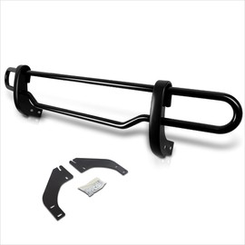 Black Coated Double Pipe Rear Bumper Protector Guard Compatible with 08-12 Escape/Mariner/Tribute