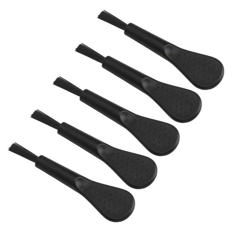 20pcs Black Handle Black Hair Sound Aid Cleaning Brush Professional