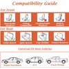 Coverado Leather Seat Covers for Car, Waterproof Front Car Seat