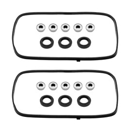 Engine Valve Cover Gasket Set Replace 12030-P8A-A00 VS50576R J30A1 J32A2 J35A1 Replacement for 3.0L 3.2L 3.5L Accord Odyssey Pilot CL MDX TL     
