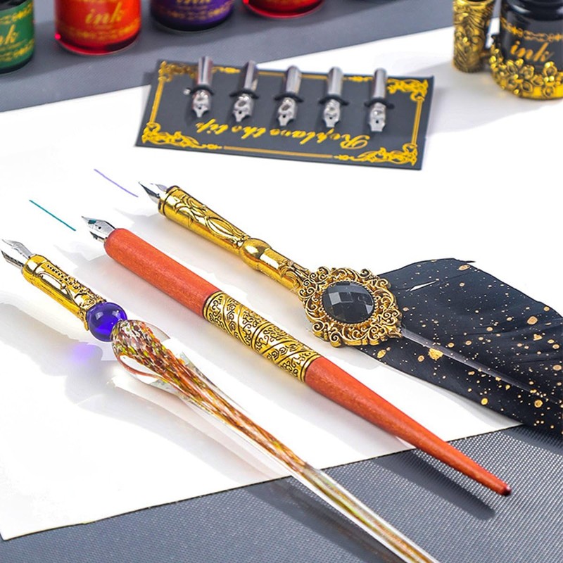 Tiardey 10 Piece Calligraphy Pen Set - Fountain Pen and