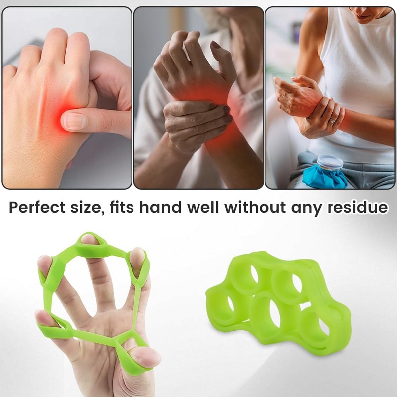 flintronic Grip Strength Trainer, Forearm Strengthener 5-Piece Kit, Hand Exercise