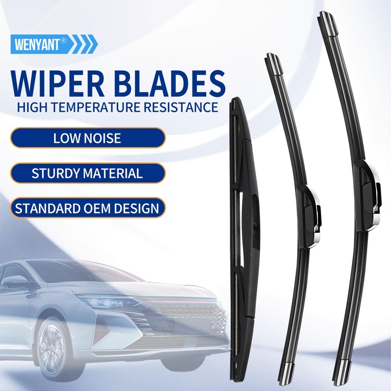 Wenyant 3 Windshield Wiper Blades Compatible with Subaru Forester 2012-2018
