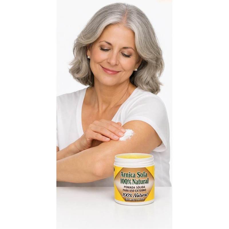 Pomada de Arnica 100% Natural Cont 125 Grs. Ideal para