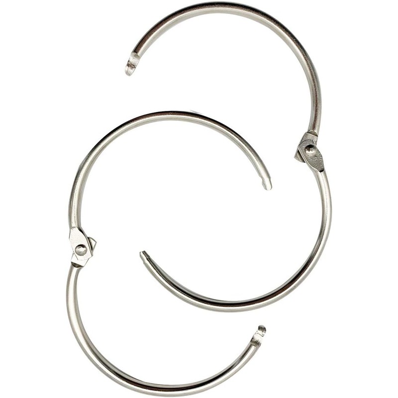 KTOJOY 2 Inch (15 Pack) Loose Leaf Binder Book Rings,