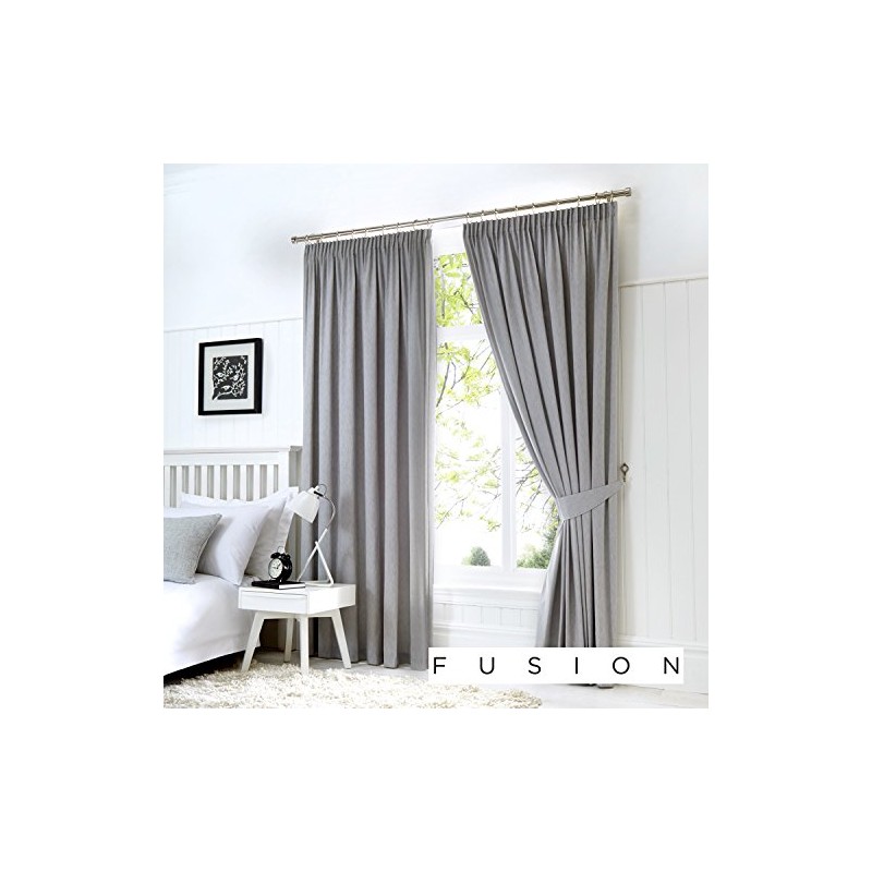 Fusion - Dijon - Pair of Curtain Tiebacks, Silver