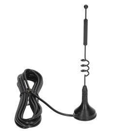 Pack of 2 Radio Police Scanner Antenna Amateur Radio Mobile Radio Scanner Antenna Magnetic Base BNC Connector Antenna Compatible with Uniden Bearcat Whistler Radio Shack Police Scanner