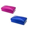 American Comb Soap Box with Lid, Pink & Blue, Set
