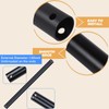 YVYAVGE Universal 12 Inch Ceiling Fan Downrod Extension Rod -