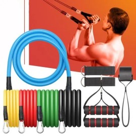 Exercise Band Fitness Set for home workouts, training and recovery, portable sports and gear, Accessory, and, Everyday Use, Travel, Home or, Option 2