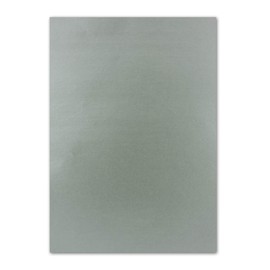50 Sheets DIN A5 Paper - Silver Metallic - 120 g - 14.8 x 21 cm - Craft Sheet Coloured Paper Craft Paper Letter Sheet - FarbenFroh by GUSTAV NEUSER by Gustav Neuser