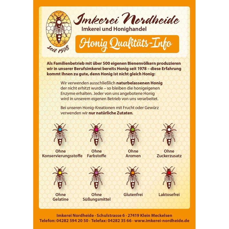 Imkerei Nordheide - Peanut in honey 250 g - honey