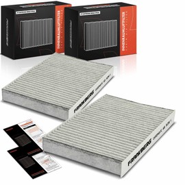 Frankberg 2x Cabin Air Filter Pollen Filter with Activated Carbon Compatible with M.e.g.a.n.e I BA0/1 EA0/1 DA0/1 KA0/1 LA0/1 Clio II BB CB Clio II SB0/1/2 Replace# CU2945