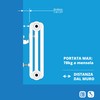 Pair of Quick Mount Wall Brackets with Clamps and Spacers