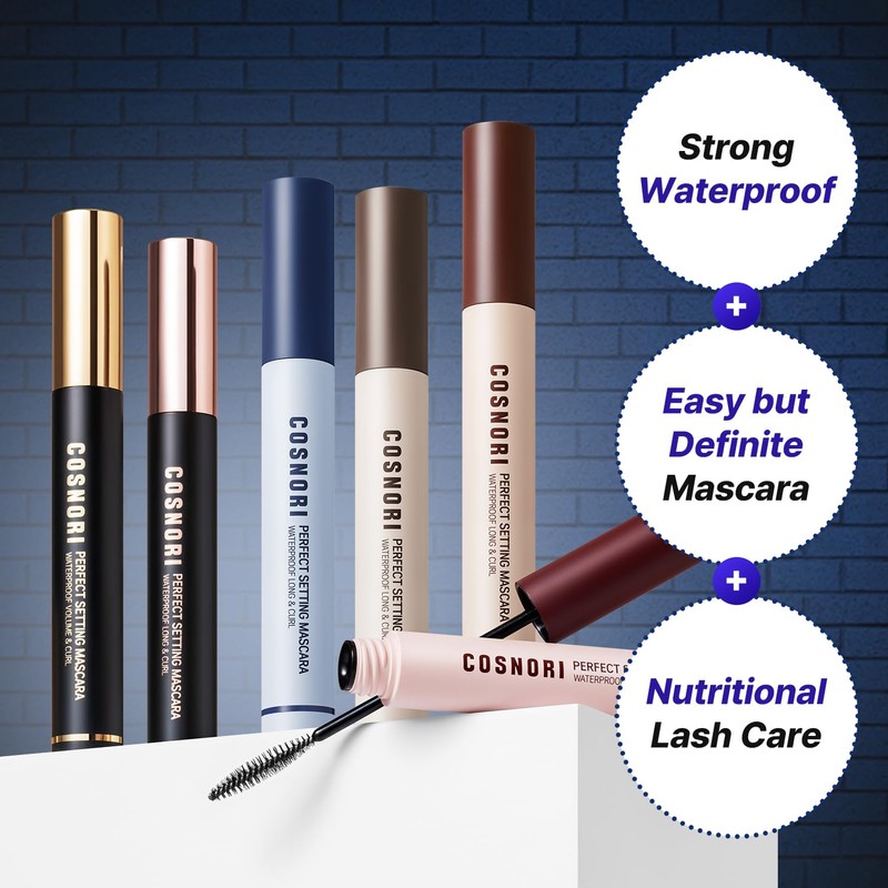 COSNORI Perfect Setting Waterproof Mascara Long&Curl 06 Urban Red –