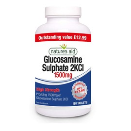 NATURES AID GLUCO+SULPH 1500MG 180S HIGH STRENGTH TABS