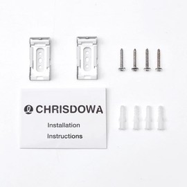Chrisdowa Cordless Roller Blinds Replacement Parts Kit, with Metal Bracket
