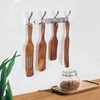 MEIJO Stainless Steel Coat Hooks, Wall Coat Hooks with 4