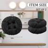 LYLNBYWK Bar Stool Covers Set of 2, Stool Covers Round