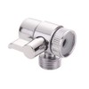 T-Adapter Valve Alloy Shower Diverter Valve 3 Way Diverter Valve