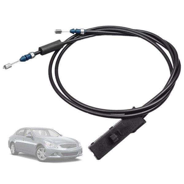 Hood Release Cable 65620-JK61A Compatible with Infiniti Sedan G35 G37